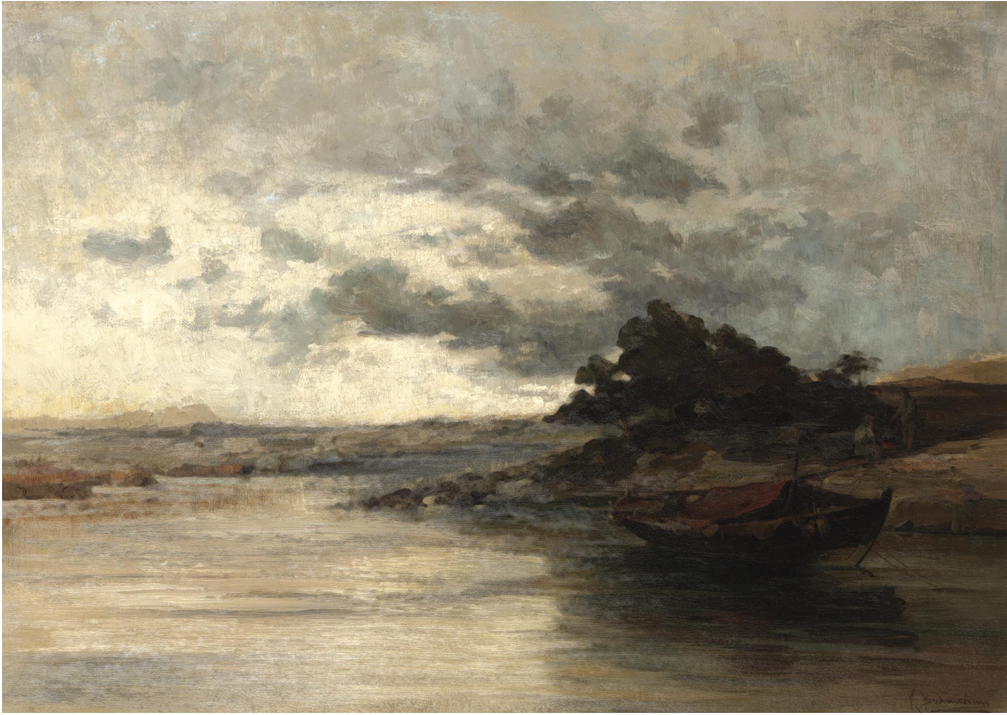 The River - Konstantinos Volanakis Tablo