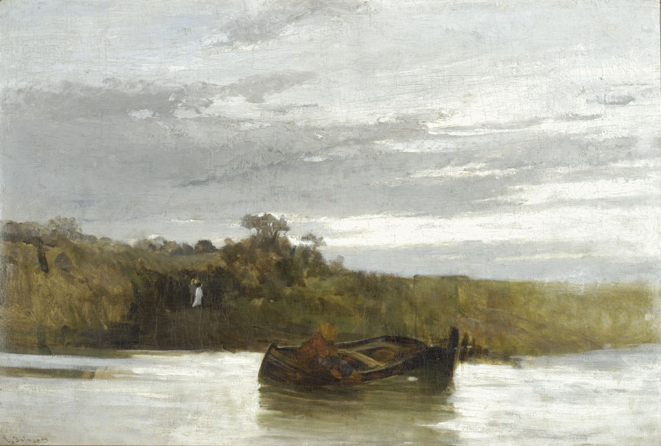 The river (1875) - Konstantinos Volanakis Tablo