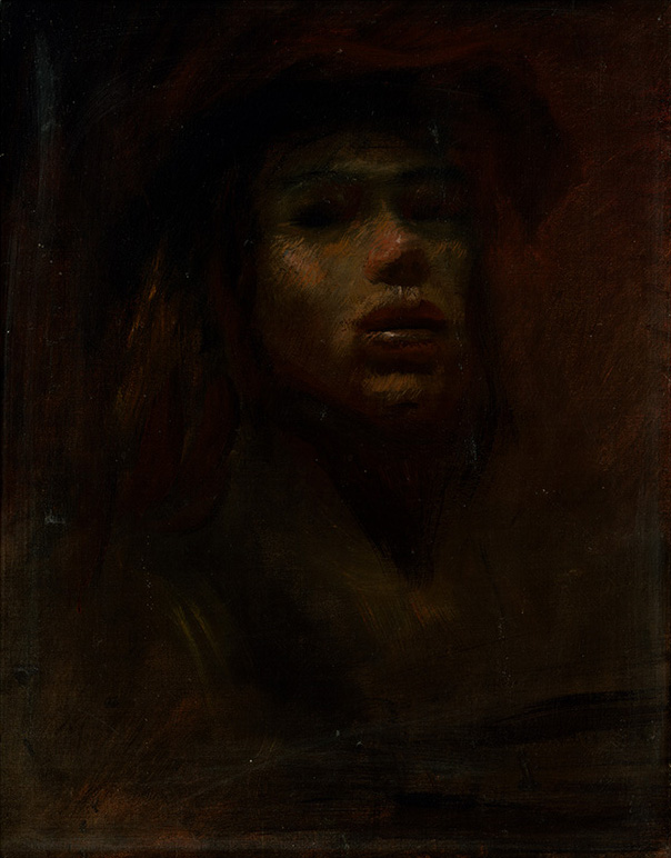 A Long Haired Groom (1900) - Laszlo Mednyanszky Tablo