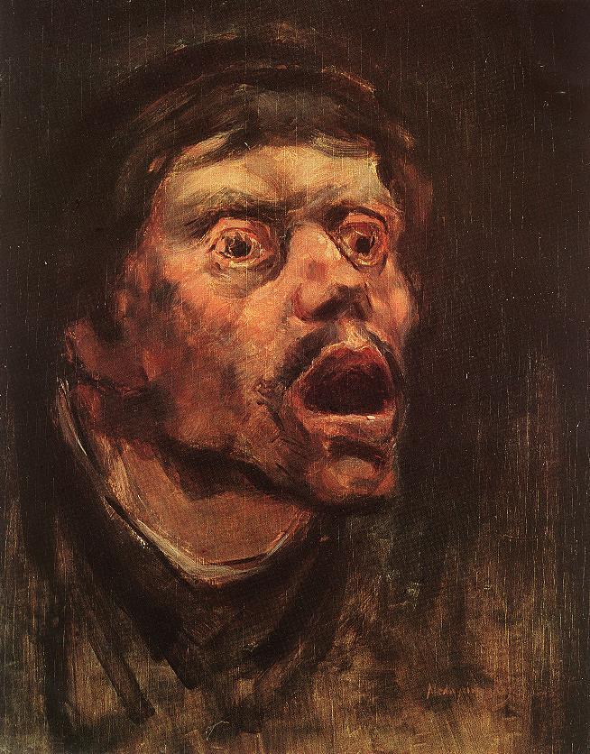 Head of a Tramp (1896) - Laszlo Mednyanszky Tablo