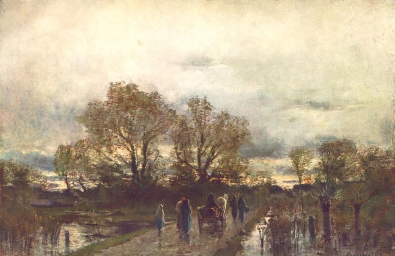 Marshland (1880) - Laszlo Mednyanszky Tablo