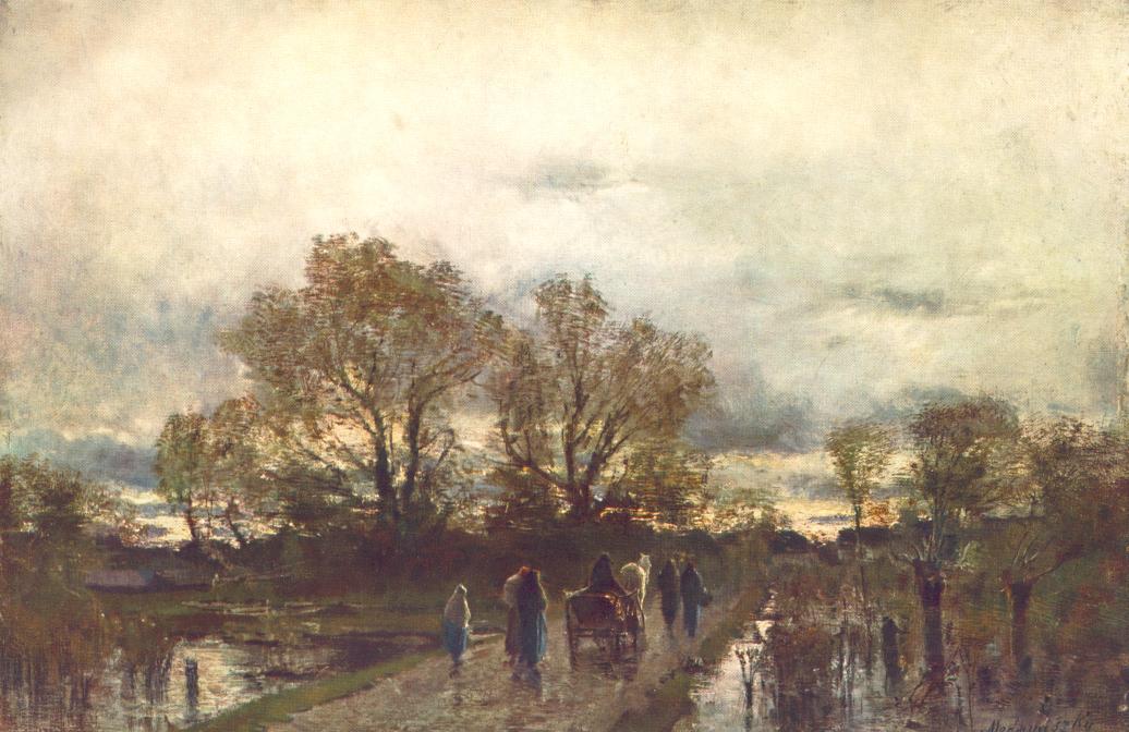 Marshland (1880) - Laszlo Mednyanszky Tablo