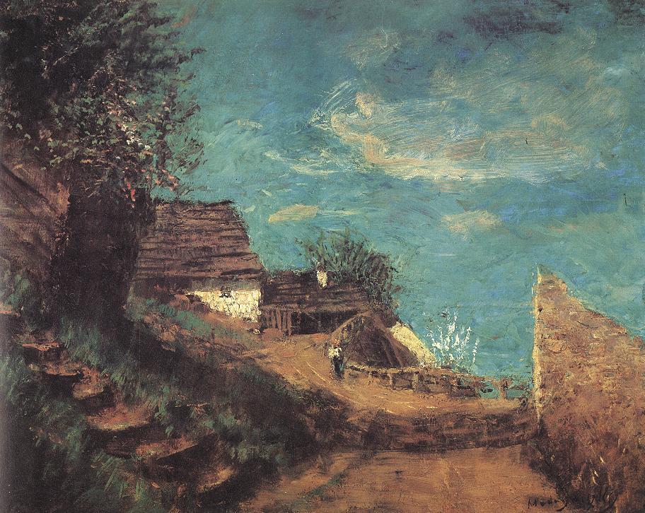 Part of Tabán (1900) - Laszlo Mednyanszky Tablo
