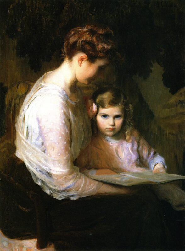 A Fairy Tale (1912) - Lilla Cabot Perry Tablo