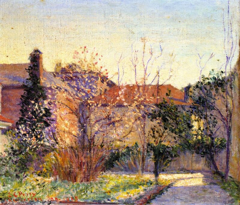 A Peach Tree (1925) - Lilla Cabot Perry Tablo