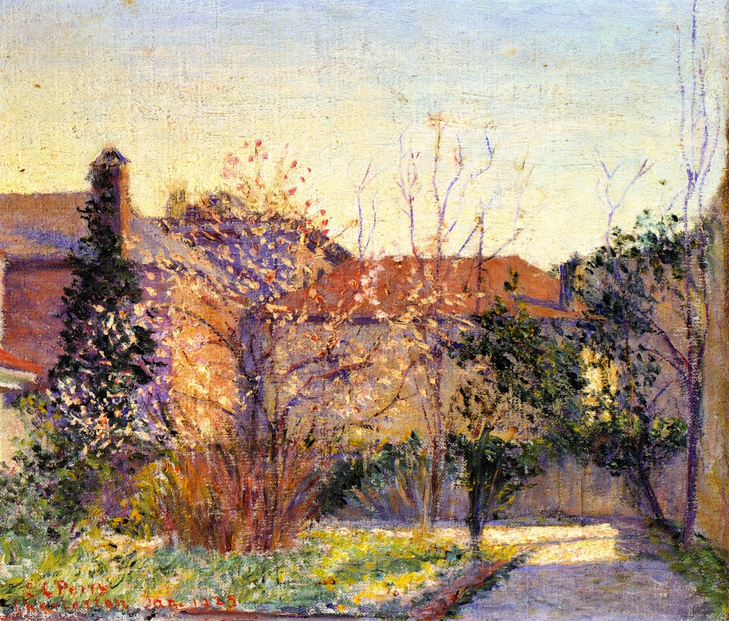 A Peach Tree (1925) - Lilla Cabot Perry Tablo