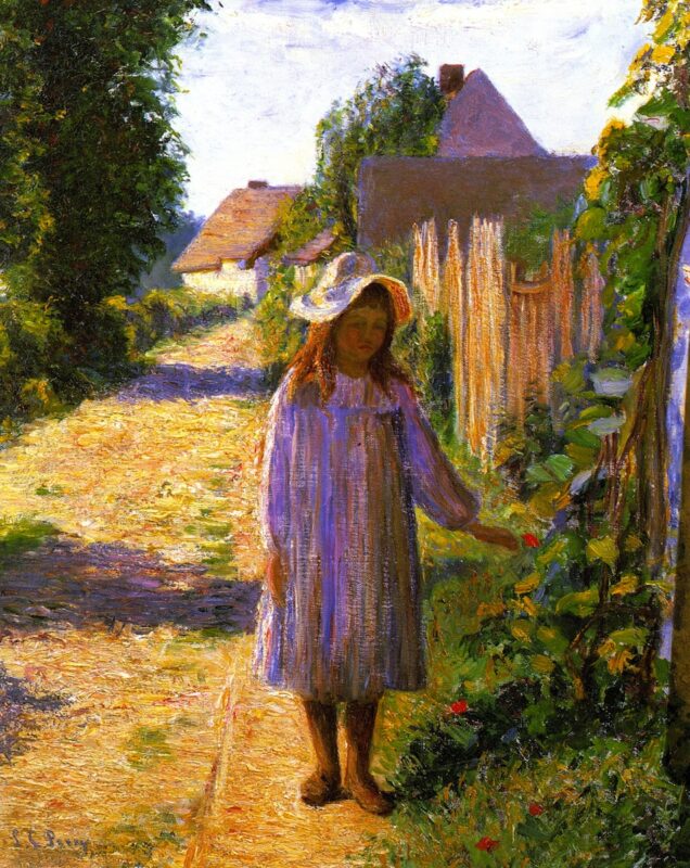 Alice in the Lane (1891) - Lilla Cabot Perry Tablo