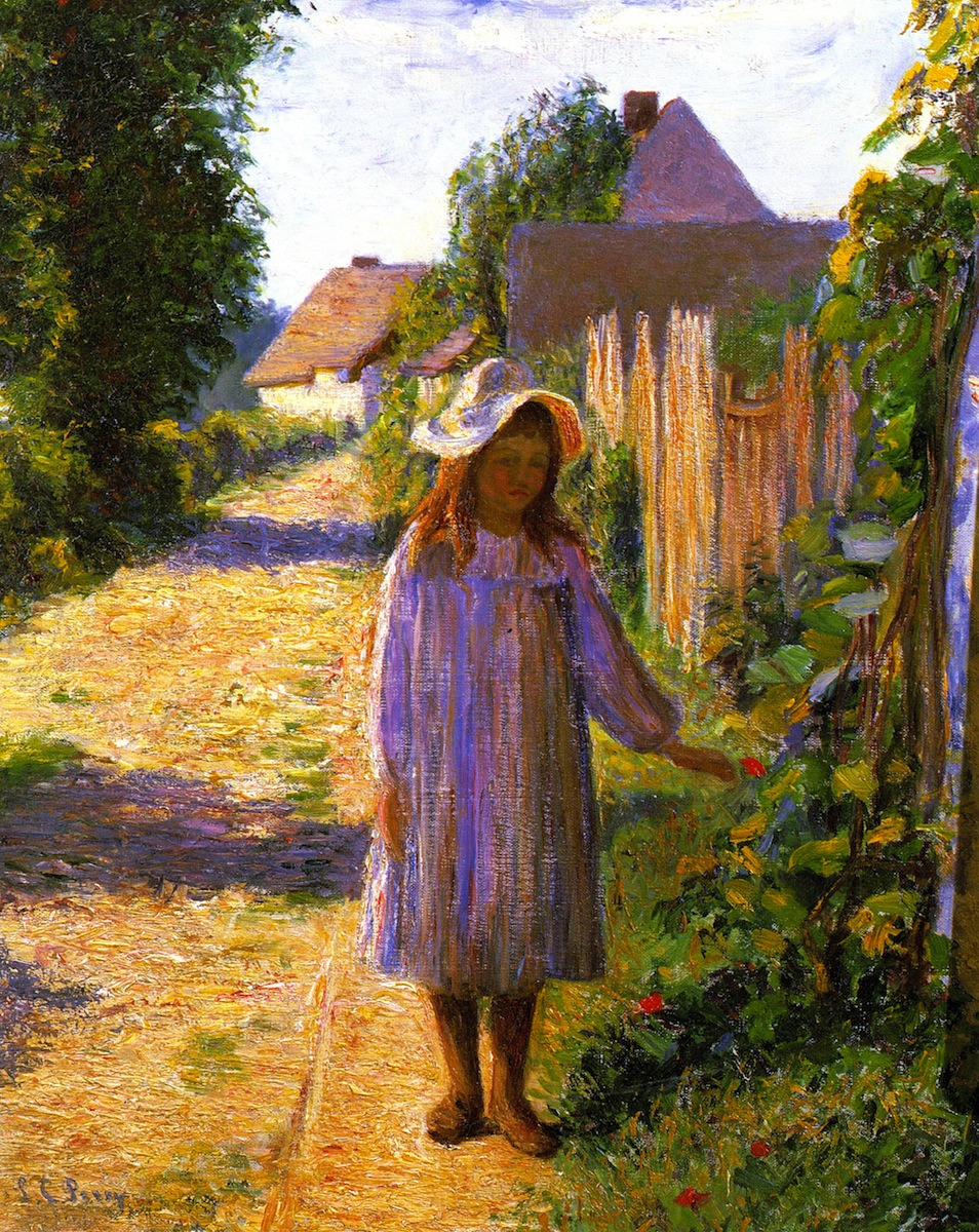 Alice in the Lane (1891) - Lilla Cabot Perry Tablo