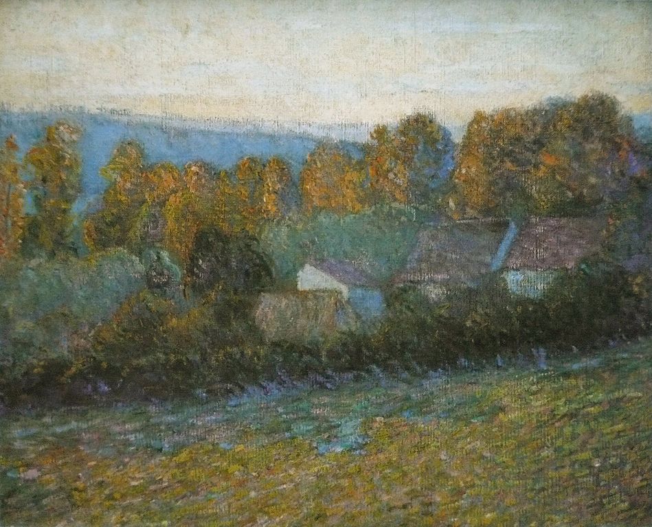 Autumn Afternoon, Giverny - Lilla Cabot Perry Tablo
