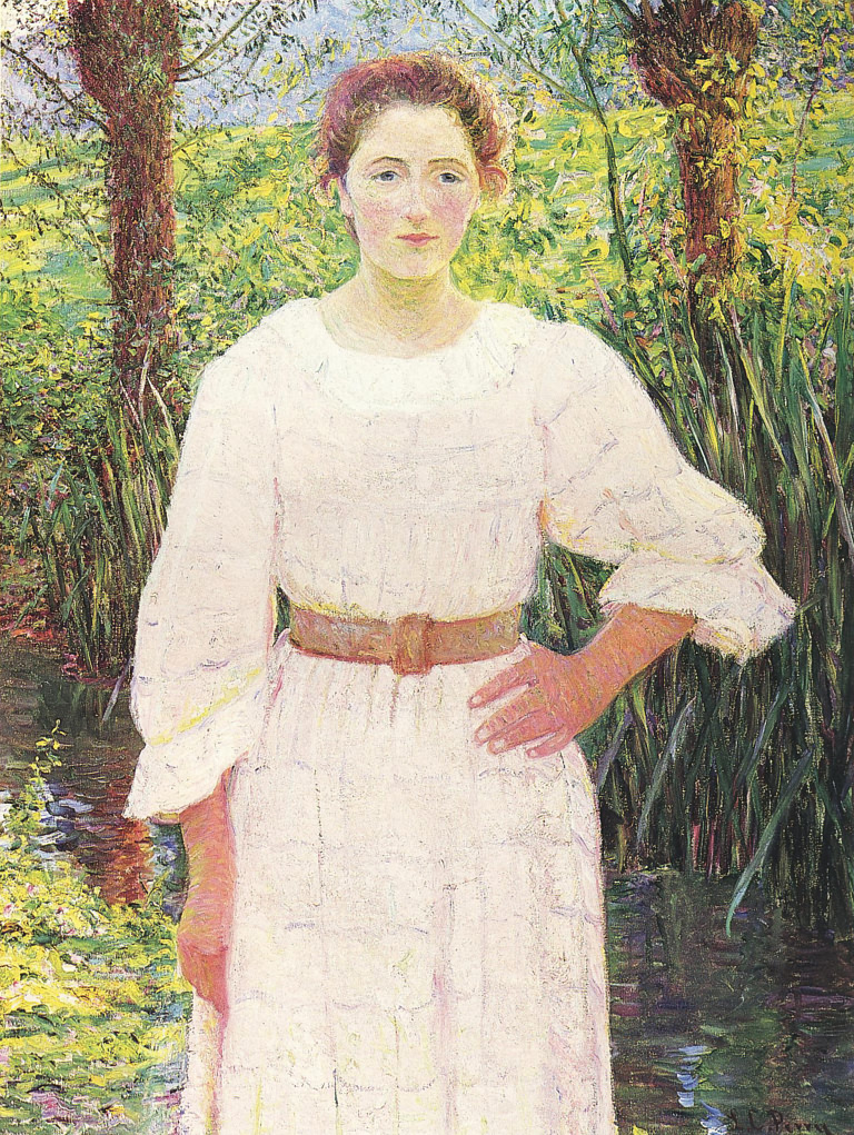 By the Brook (1909) - Lilla Cabot Perry Tablo
