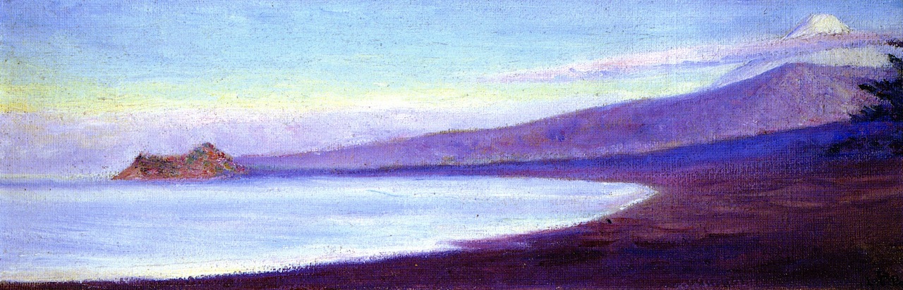 Fuji from Lava Beach (1901) - Lilla Cabot Perry Tablo