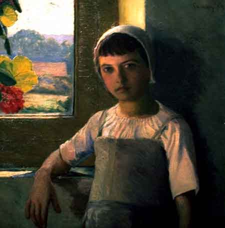 La Petite Angèle, II (1889) - Lilla Cabot Perry Tablo