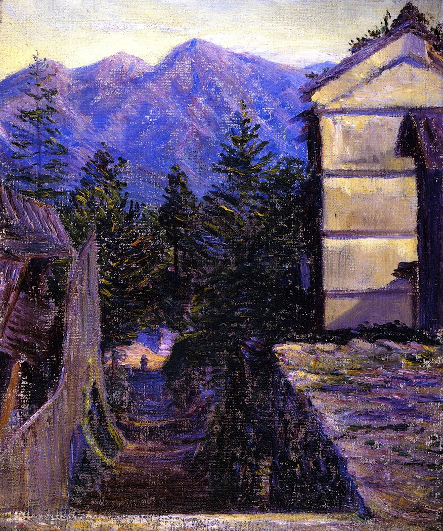 Mountain Village, Japan (1901) - Lilla Cabot Perry Tablo