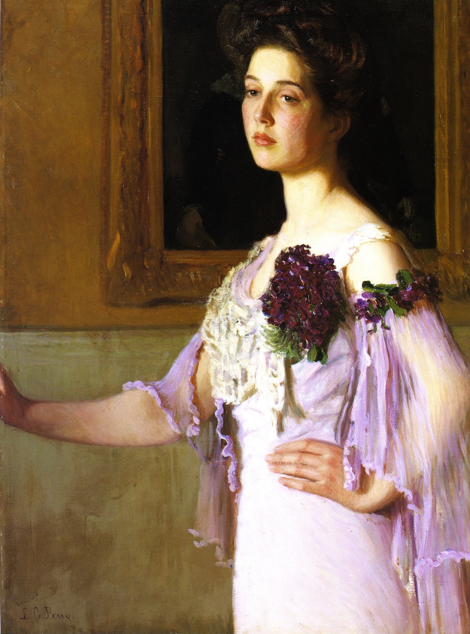 Mrs. Joseph Clark Grew [Alice Perry Grew] (1904) - Lilla Cabot Perry Tablo