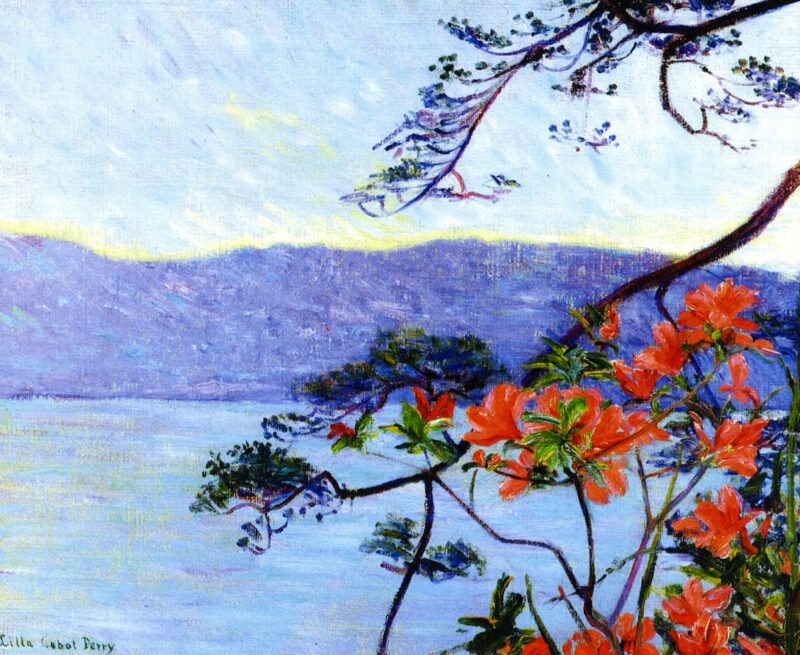 Suruga Bay, Azaleas (1900) - Lilla Cabot Perry Tablo