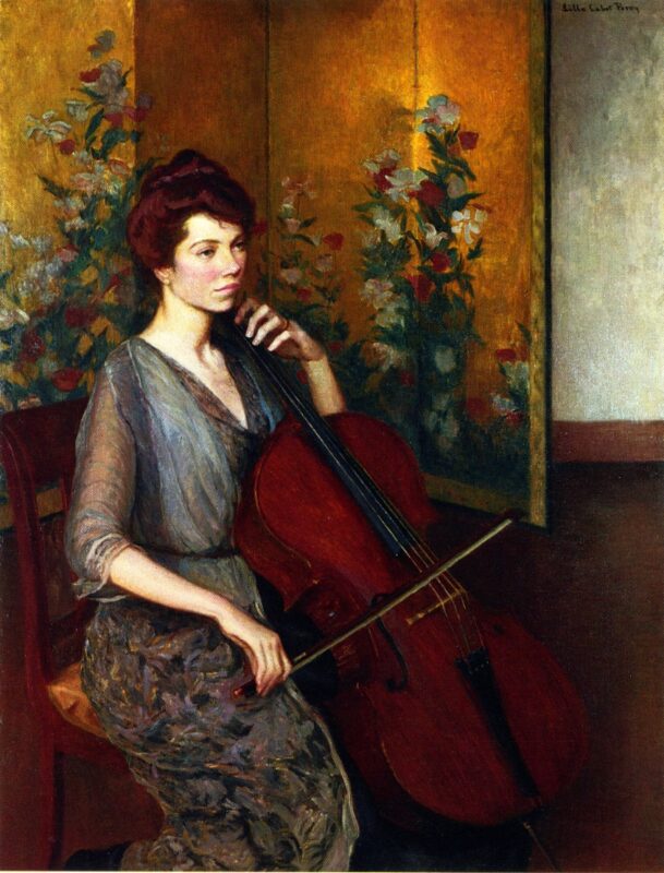 The Cellist - Lilla Cabot Perry Tablo