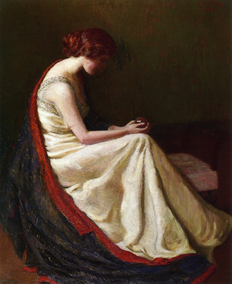 The Chrystal Gazer (1913) - Lilla Cabot Perry Tablo
