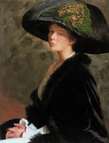 The Green Hat (1913) - Lilla Cabot Perry Tablo