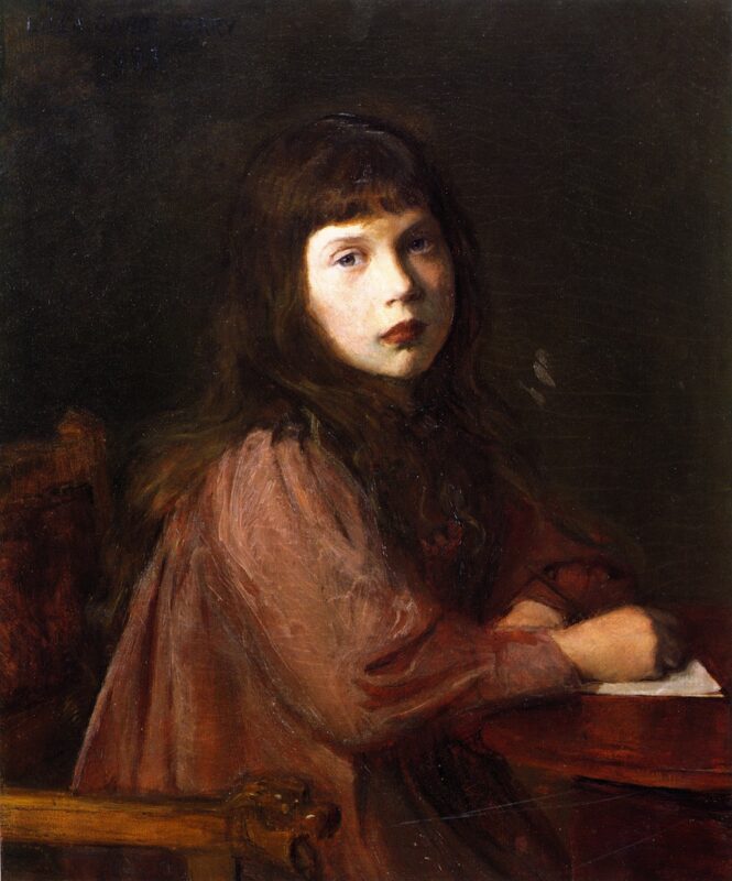 The Letter (1893) - Lilla Cabot Perry Tablo
