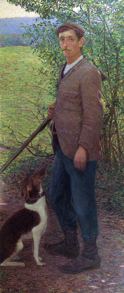 The Poacher (also known as The Hunter) (1907) - Lilla Cabot Perry Tablo