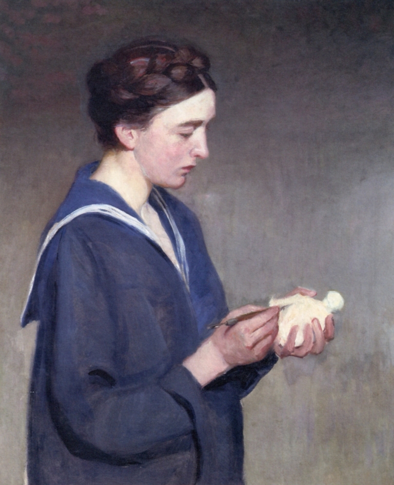 The Sculptor - Lilla Cabot Perry Tablo