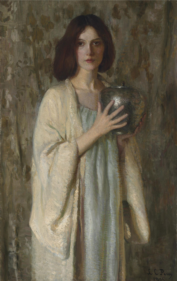 The Silver Vase (1905) - Lilla Cabot Perry Tablo