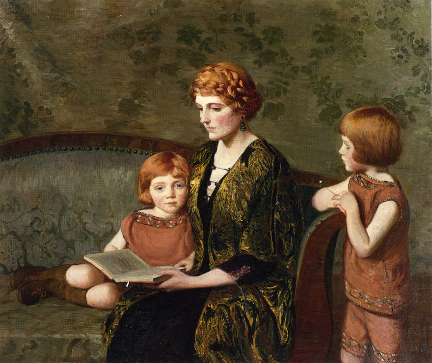 The Story Hour (1921) - Lilla Cabot Perry Tablo