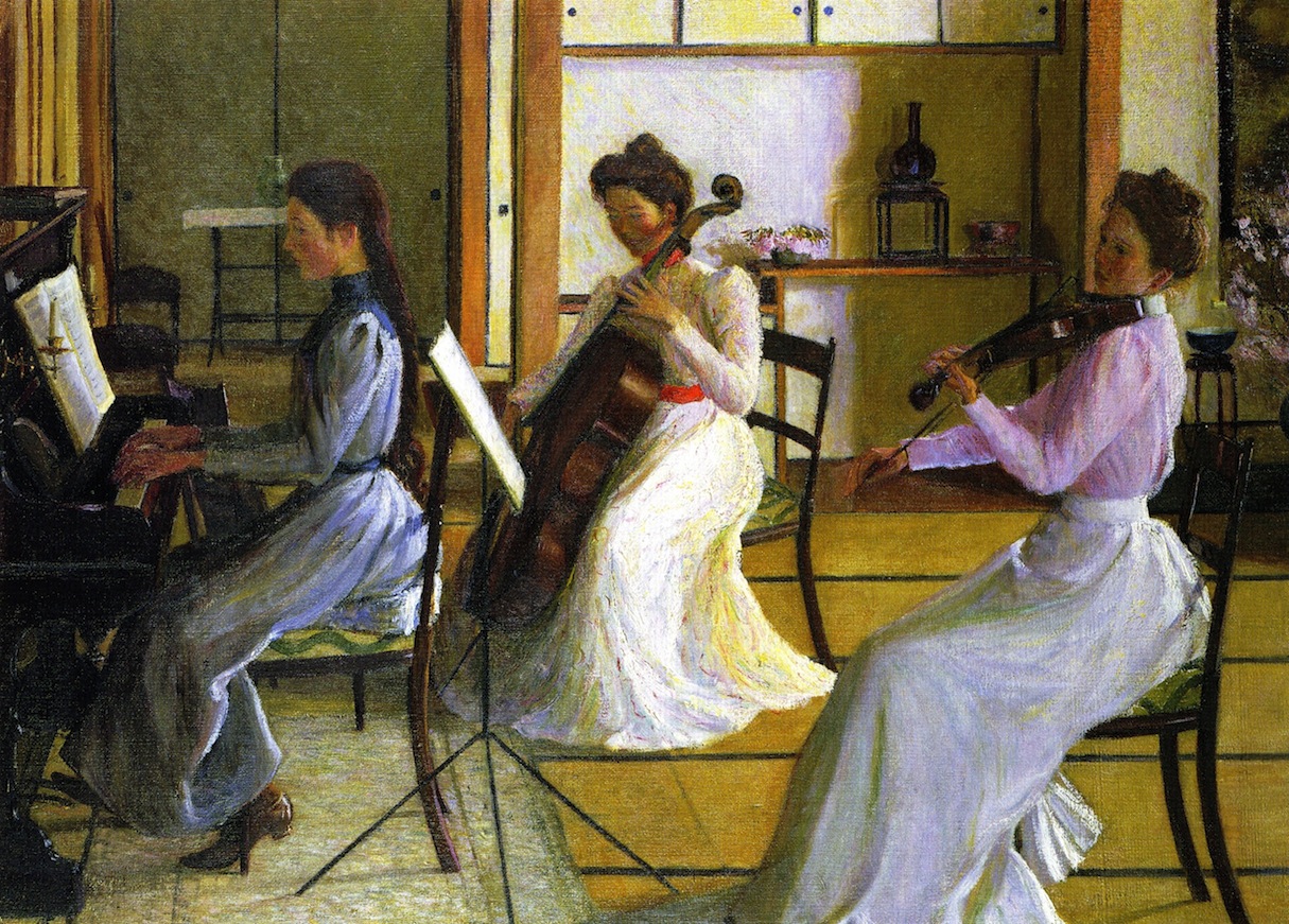 The Trio, Tokyo, Japan (1901) - Lilla Cabot Perry Tablo