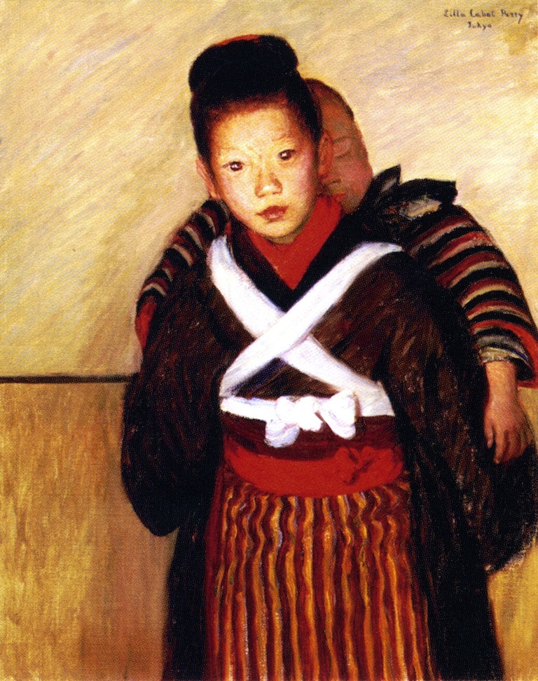 Young Caretaker (also known as Motherhood) (1899) - Lilla Cabot Perry Tablo