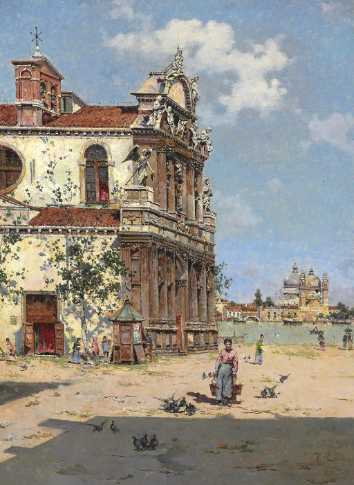 A Spring Day in Venice - Martín Rico y Ortega Tablo