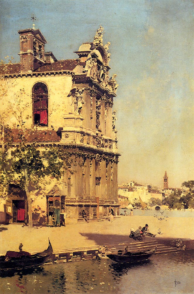 A view of Venice - Martín Rico y Ortega Tablo