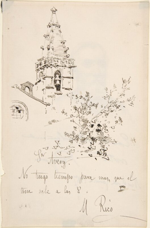 Church Tower - Martín Rico y Ortega Tablo