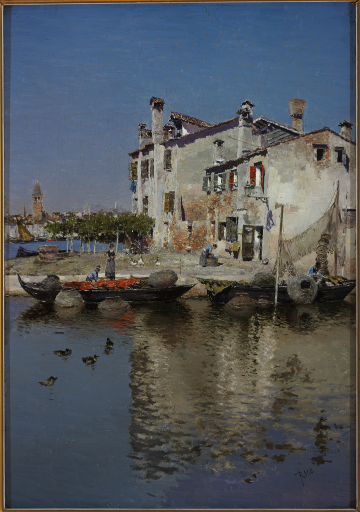 Fishermen's Houses on the Giudecca, Venice - Martín Rico y Ortega Tablo