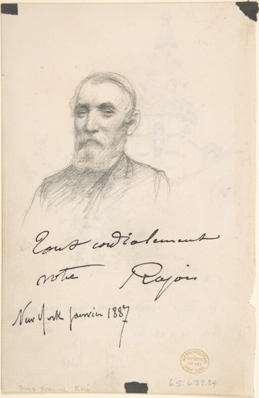 Portrait of Man (1887) - Martín Rico y Ortega Tablo