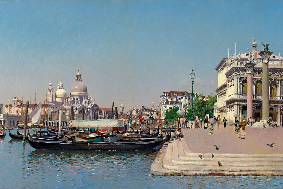 Santa Maria Della Salute, Venice (1902) - Martín Rico y Ortega Tablo