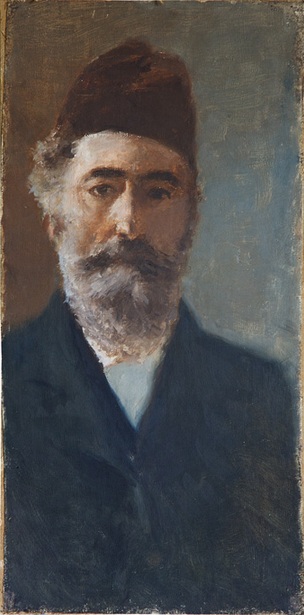 Self portrait (1908) - Martín Rico y Ortega Tablo