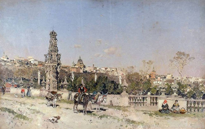 The bridge of Toledo (1882) - Martín Rico y Ortega Tablo