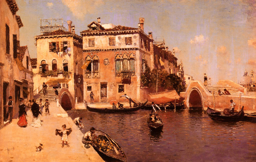 Venetian Afternoon - Martín Rico y Ortega Tablo