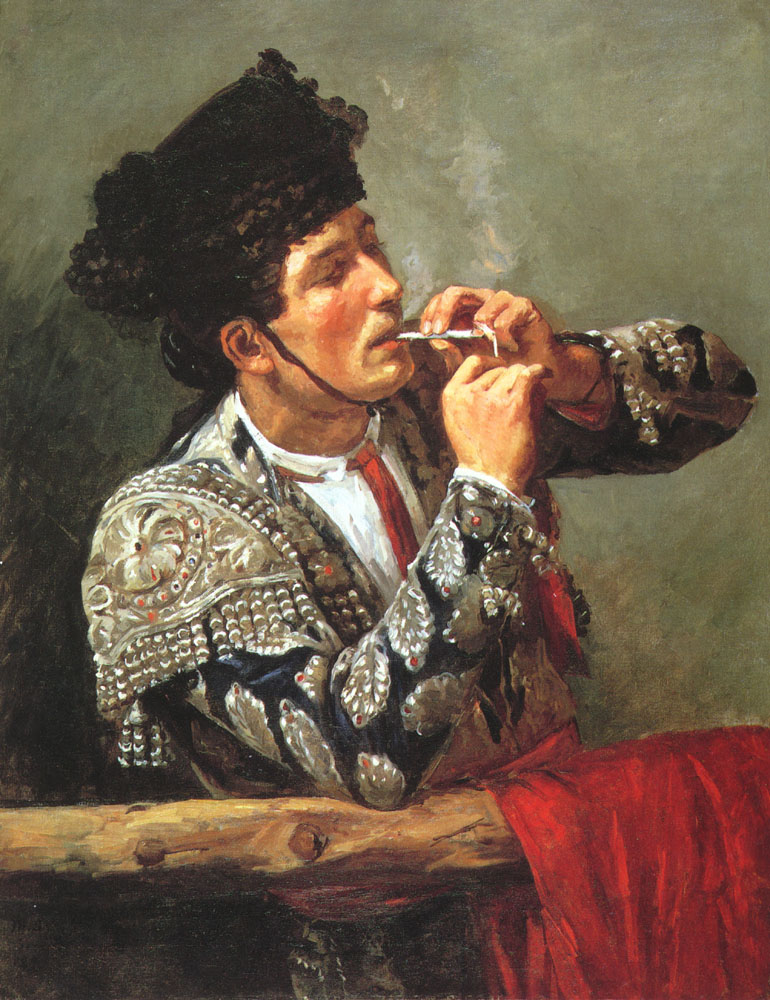 After the Bullfight (1873) - Mary Cassatt Tablo