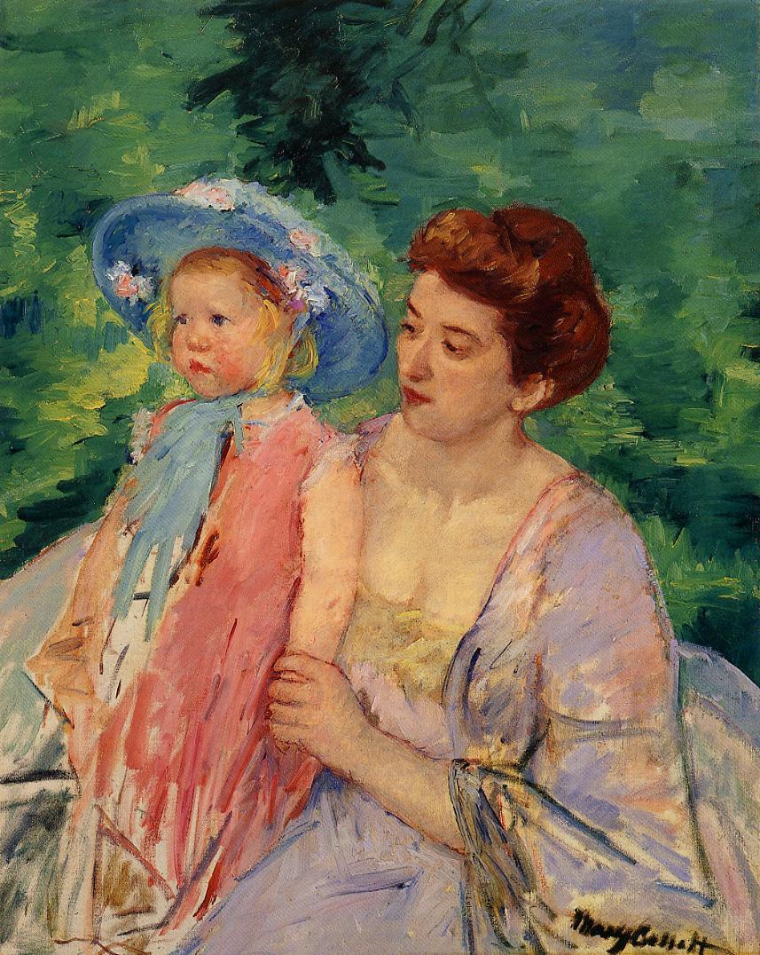 Boat, Bath (1908) - Mary Cassatt Tablo