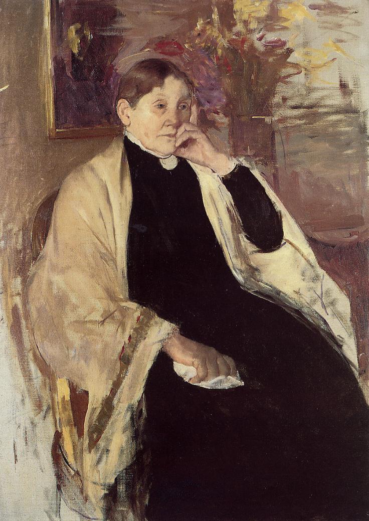 Mrs. Robert S. Cassatt (Katherine Kelson Johnston Cassatt) (1889) - Mary Cassatt Tablo