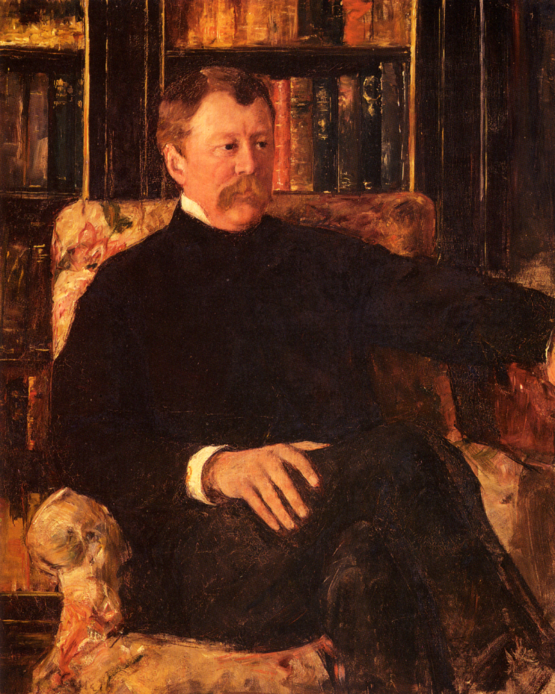 Portrait Of Alexander Cassatt (1880) - Mary Cassatt Tablo