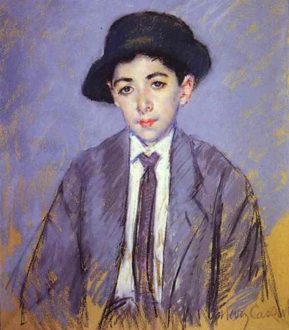 Portrait of Charles Dikran Kelekian (1910) - Mary Cassatt Tablo