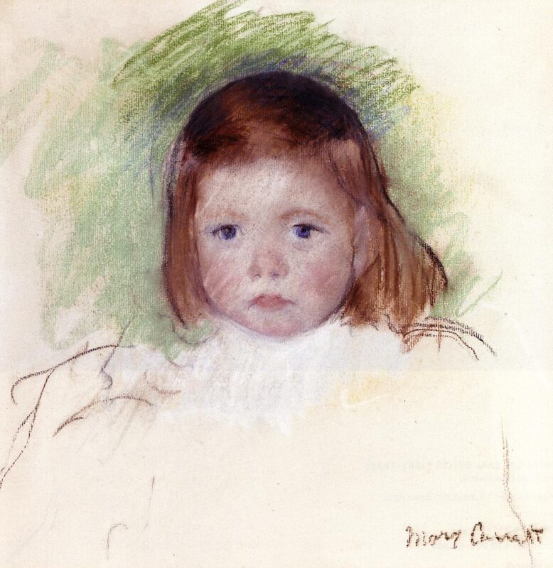 Portrait of Ellen Mary Cassatt (1898) - Mary Cassatt Tablo