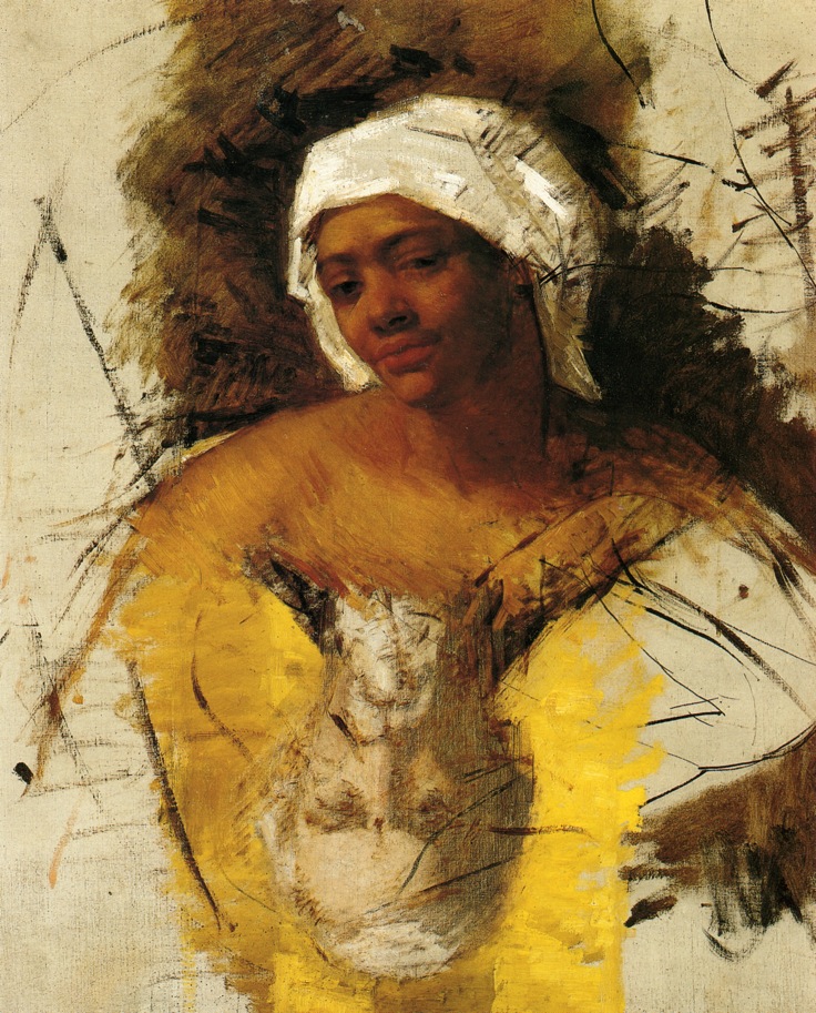 Sketch of Mrs. Currey Sketch of Mr. Cassatt (1871) - Mary Cassatt Tablo
