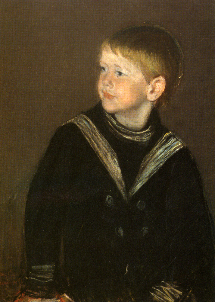 The Sailor Boy Gardener Cassatt (1892) - Mary Cassatt Tablo