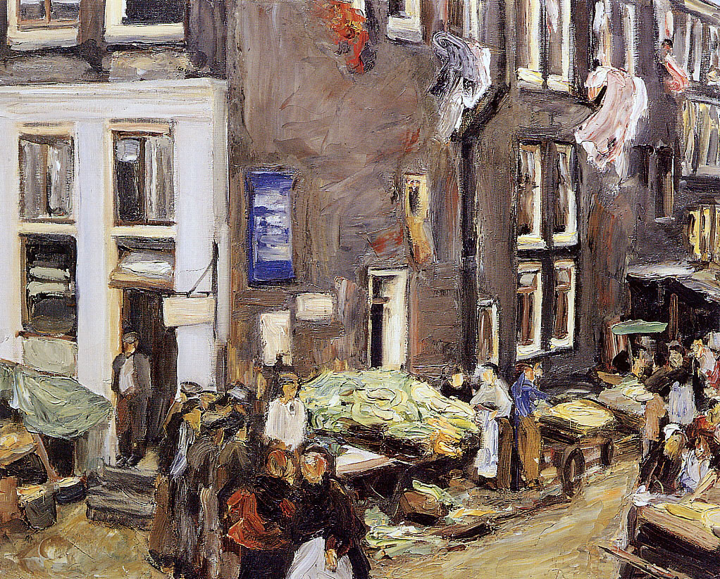 Jewish quarter in Amsterdam (1905) – Max Liebermann Tablo