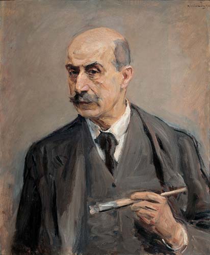Self Portrait with Brush (1913) – Max Liebermann Tablo