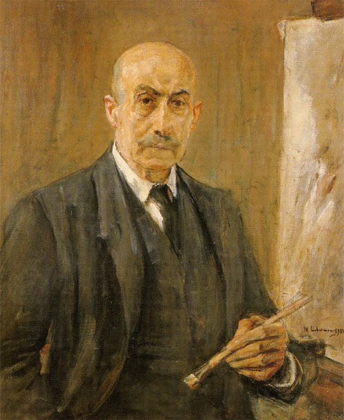 Self Portrait with palette (1912) - Max Liebermann Tablo