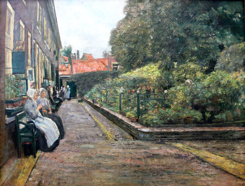 Stevenstift in Leiden (1889) - Max Liebermann Tablo